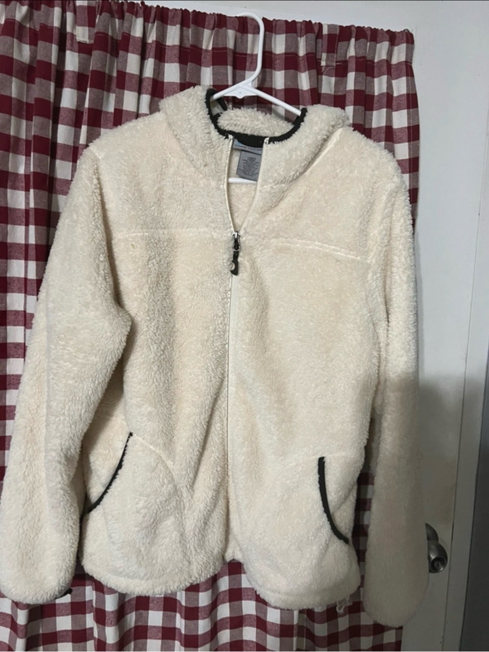 Women's Cream Sherpa Zip Hoodie Jacket from free country